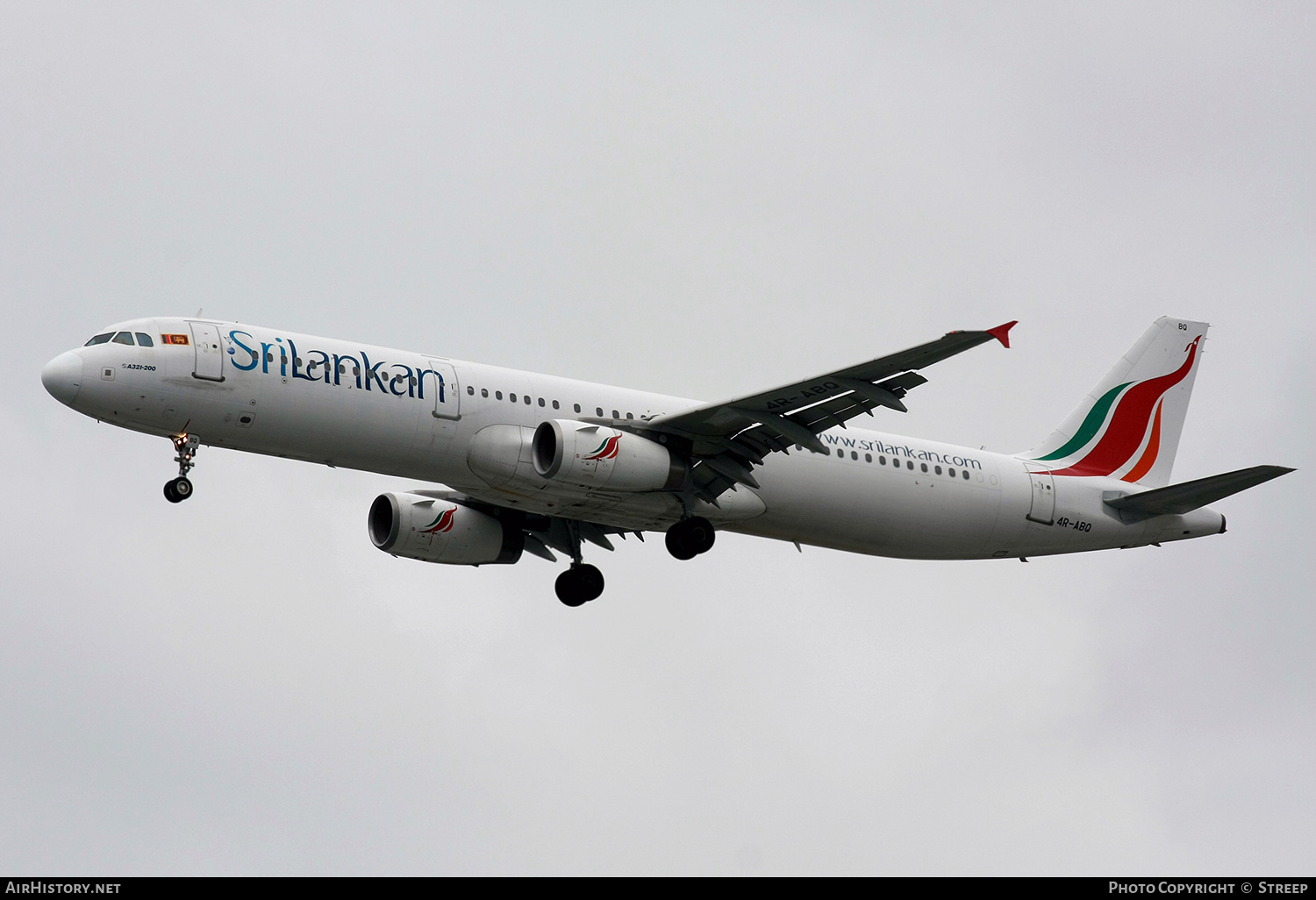 Aircraft Photo of 4R-ABQ | Airbus A321-231 | SriLankan Airlines | AirHistory.net #506360