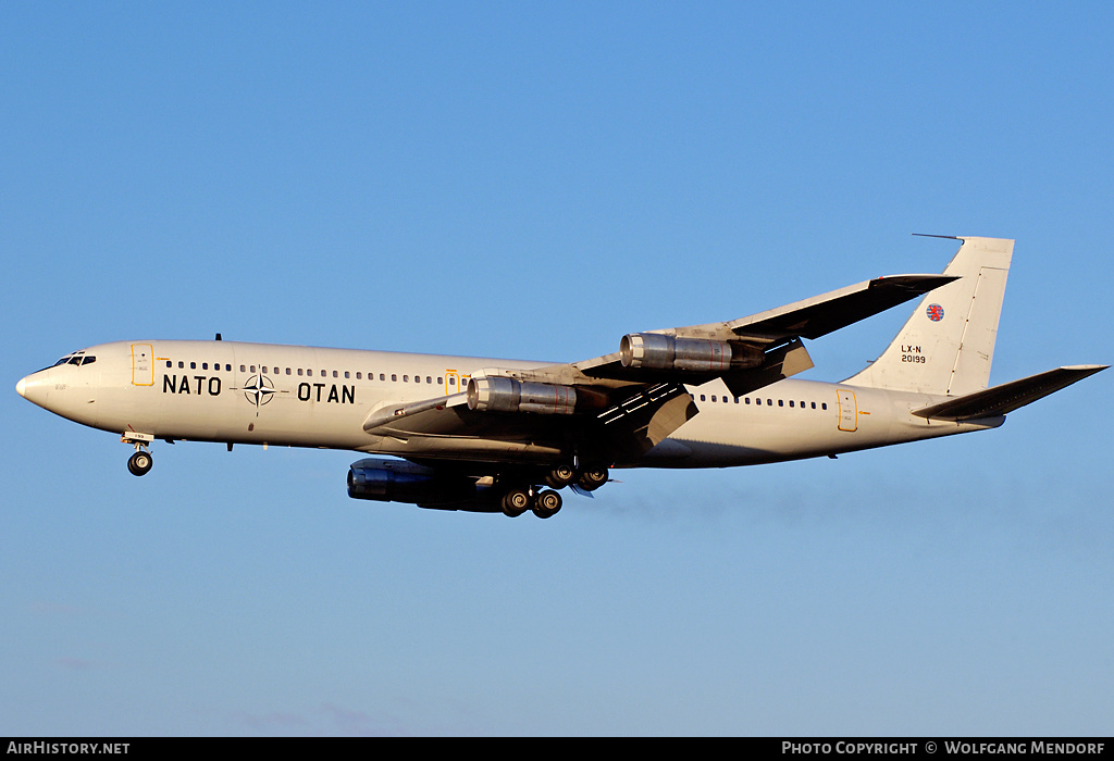 Aircraft Photo of LX-N20199 | Boeing 707-329C | Luxembourg - NATO | AirHistory.net #506362