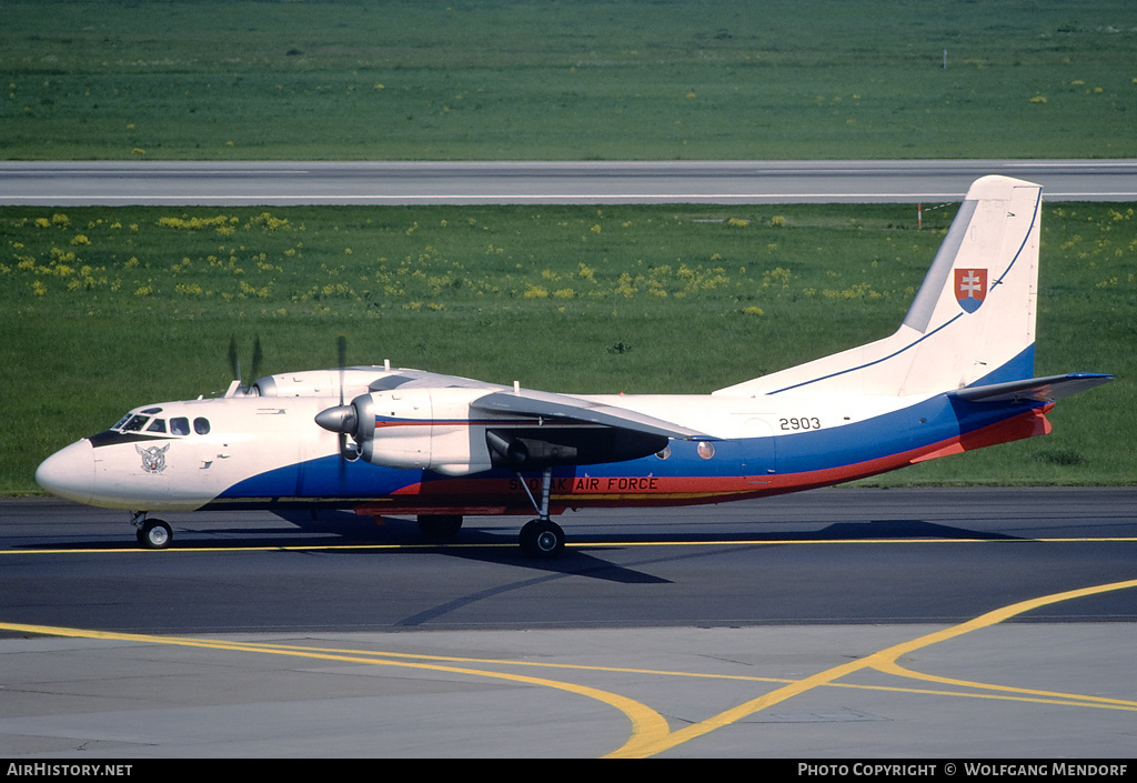 Aircraft Photo of 2903 | Antonov An-24B | Slovakia - Air Force | AirHistory.net #506367