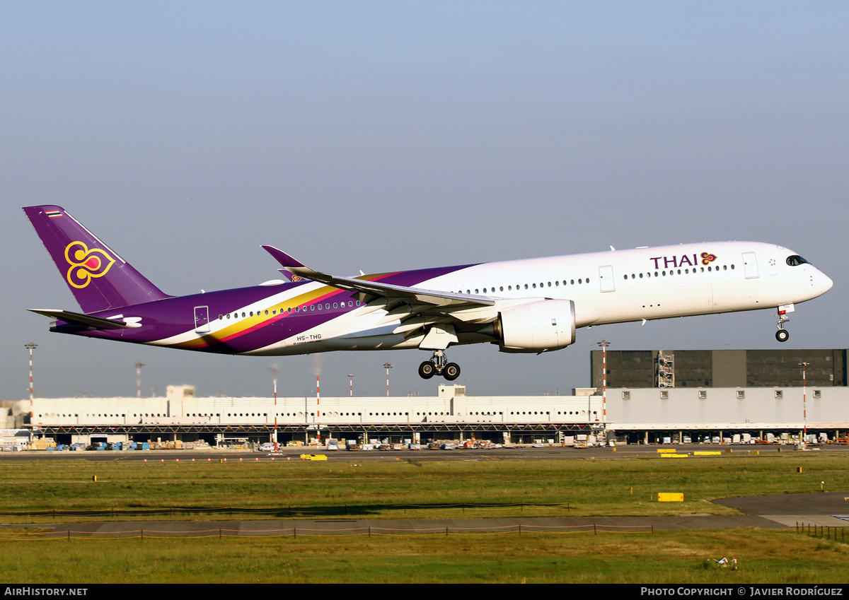 Aircraft Photo of HS-THG | Airbus A350-941 | Thai Airways International | AirHistory.net #506369