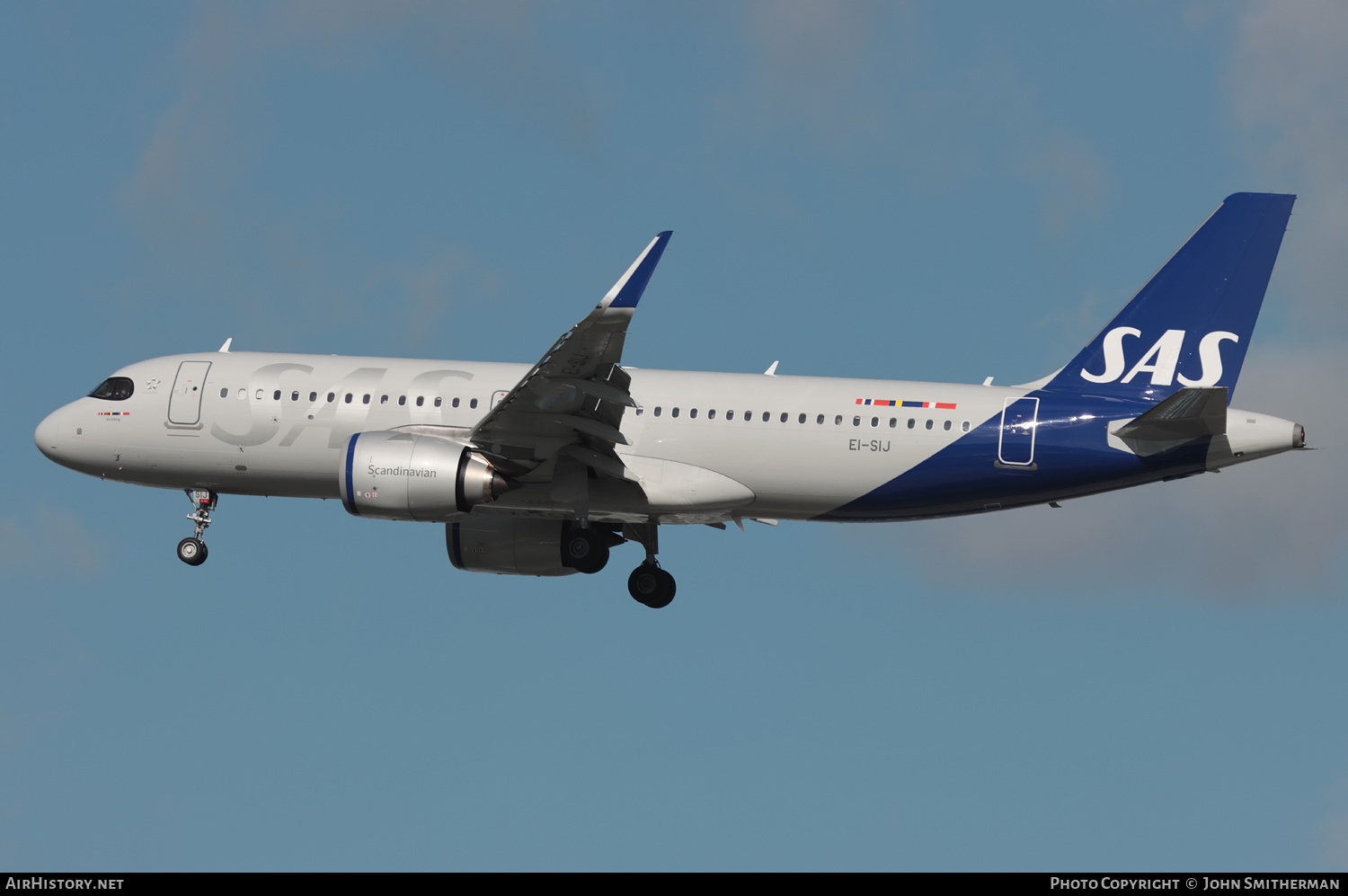 Aircraft Photo of EI-SIJ | Airbus A320-251N | Scandinavian Airlines - SAS | AirHistory.net #506372