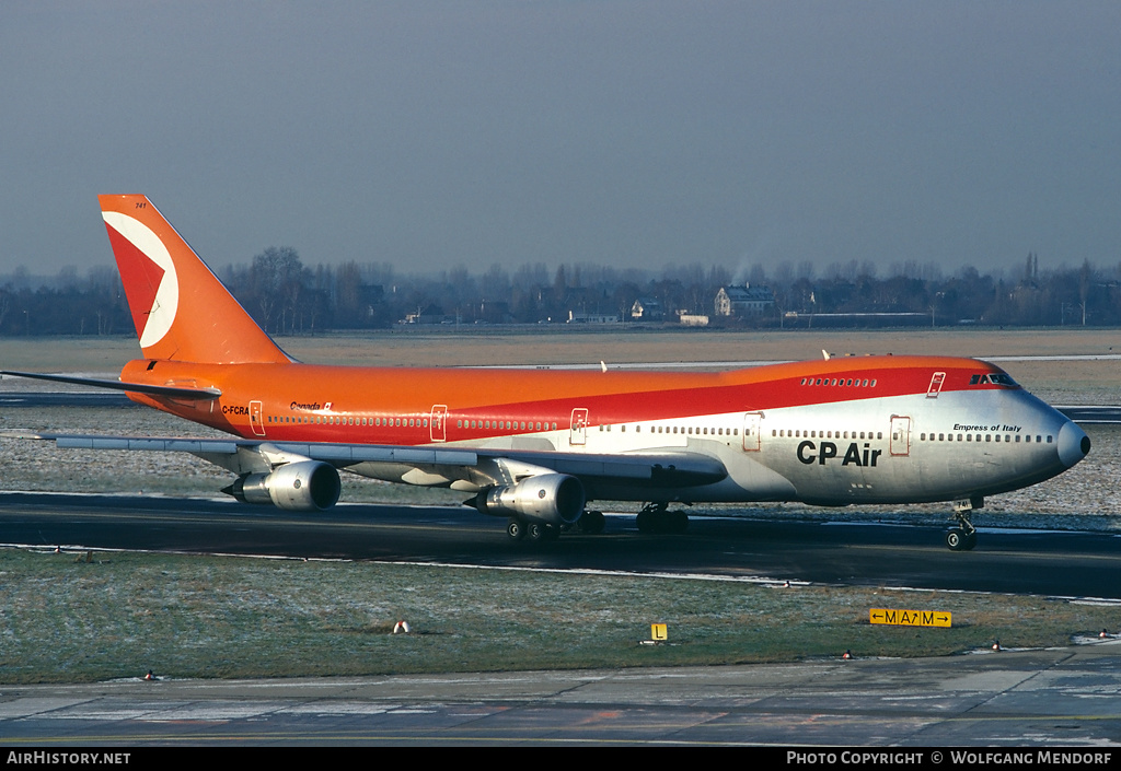 Aircraft Photo of C-FCRA | Boeing 747-217B | CP Air | AirHistory.net #506387