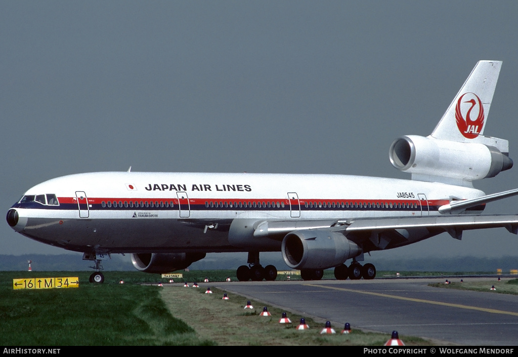 Aircraft Photo of JA8545 | McDonnell Douglas DC-10-40 | Japan Airlines - JAL | AirHistory.net #506388