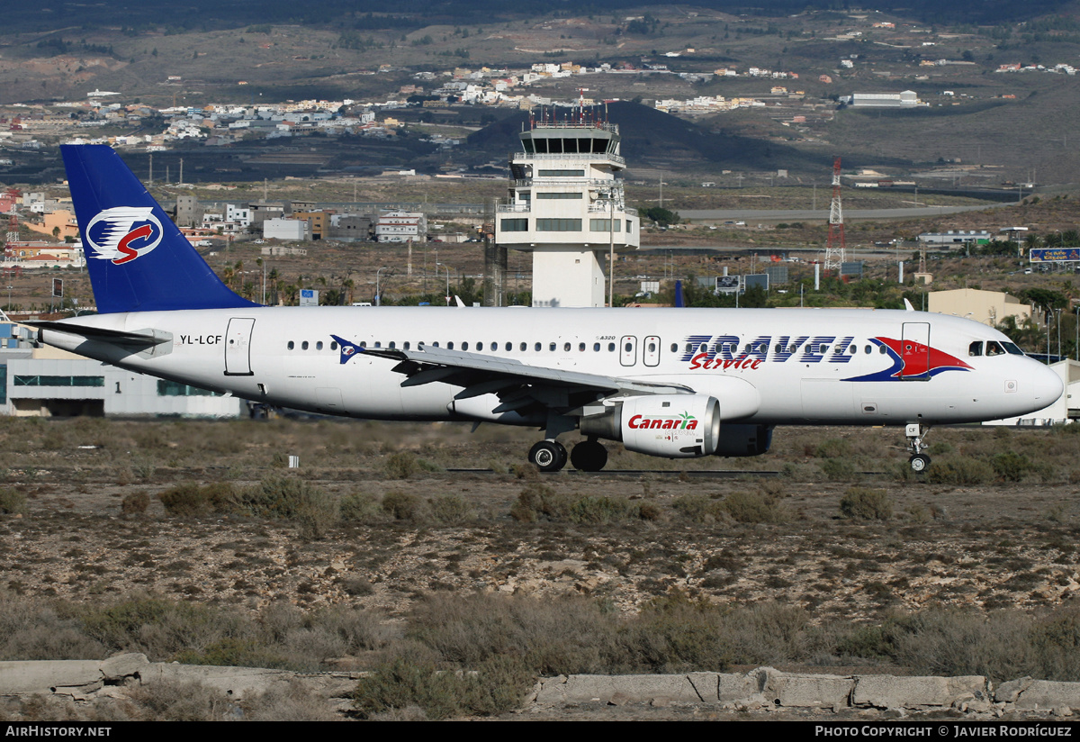Aircraft Photo of YL-LCF | Airbus A320-212 | Travel Service | AirHistory.net #506411