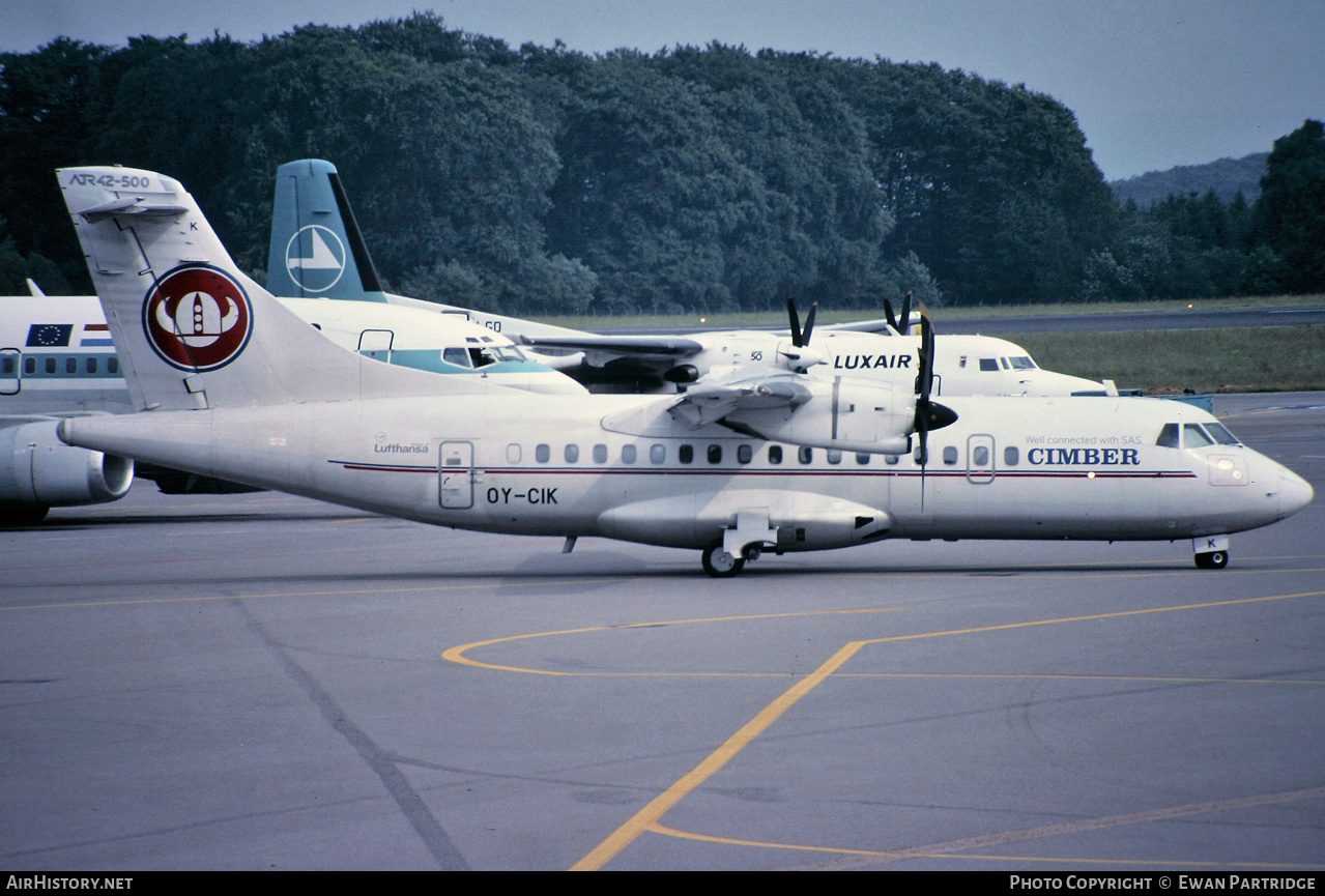 Aircraft Photo of OY-CIK | ATR ATR-42-500 | Cimber Air | AirHistory.net #506412