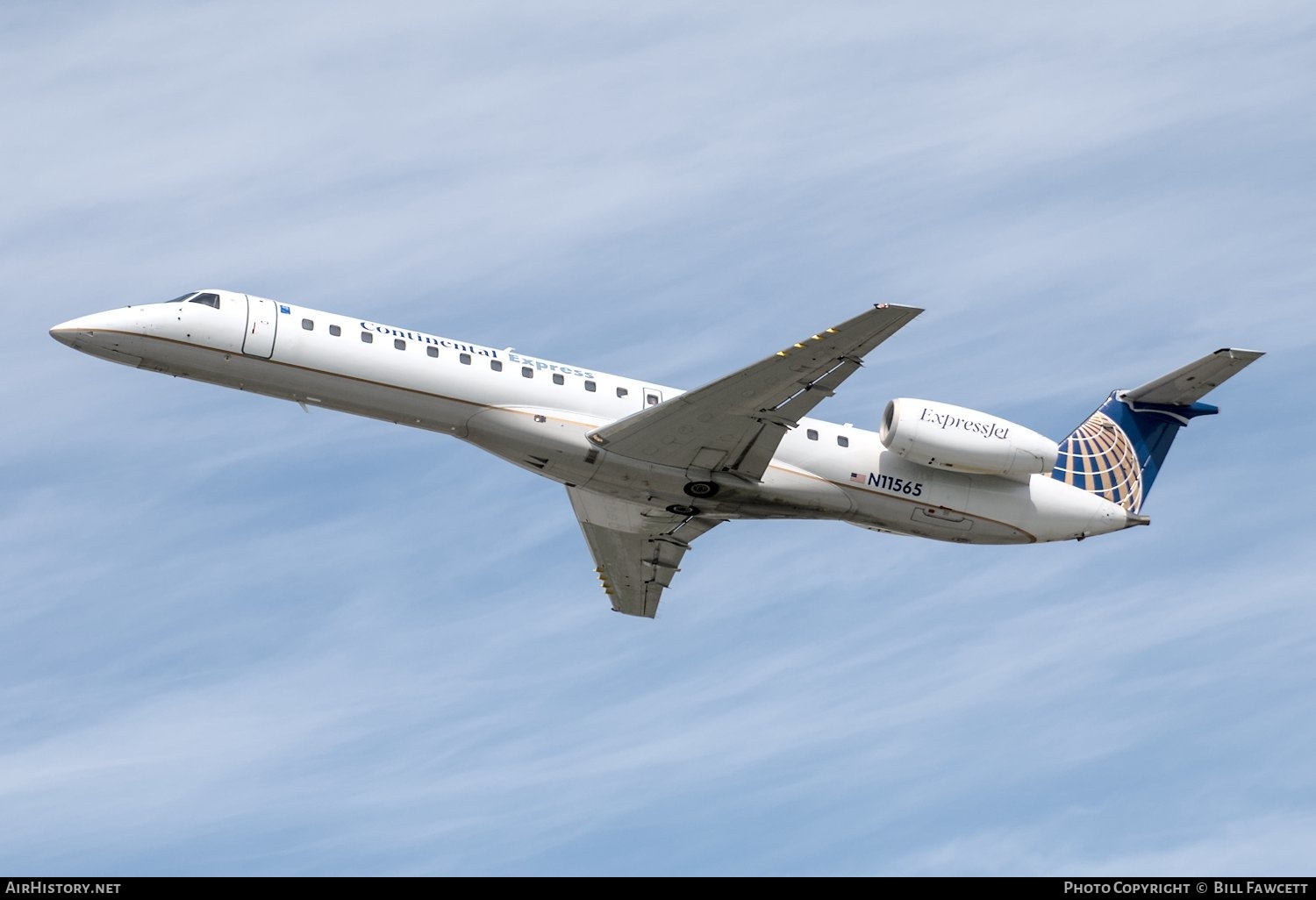 Aircraft Photo of N11565 | Embraer ERJ-145LR (EMB-145LR) | Continental Express | AirHistory.net #506421