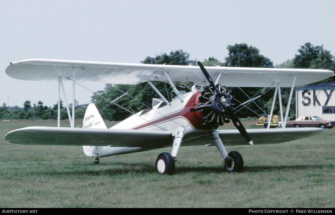Aircraft Photo of N5817N | Boeing N2S-5 Kaydet (E75) | AirHistory.net #506424