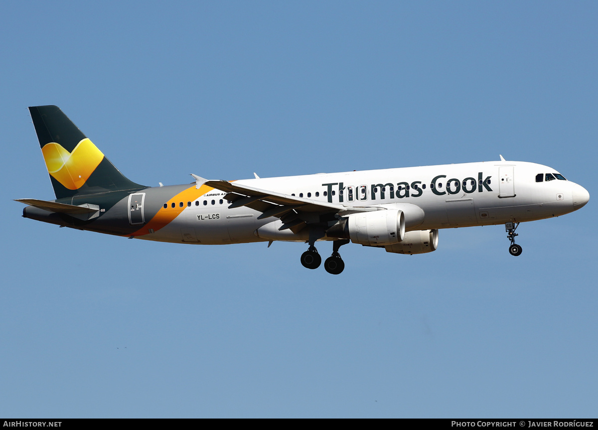 Aircraft Photo of YL-LCS | Airbus A320-214 | Thomas Cook Airlines | AirHistory.net #506429