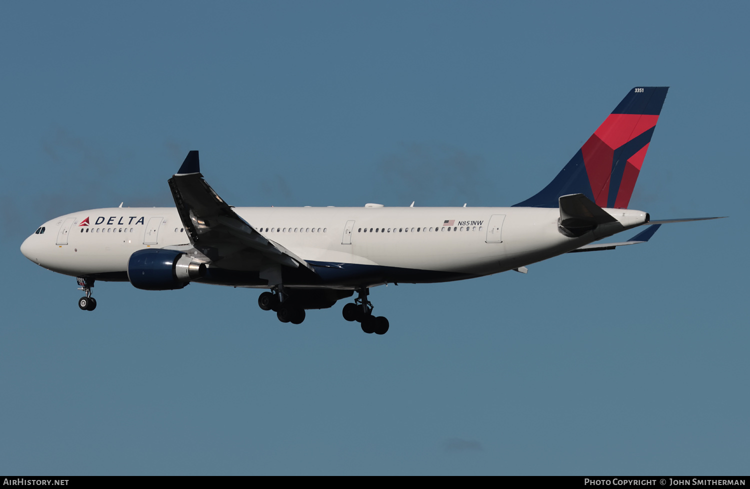 Aircraft Photo of N851NW | Airbus A330-223 | Delta Air Lines | AirHistory.net #506432