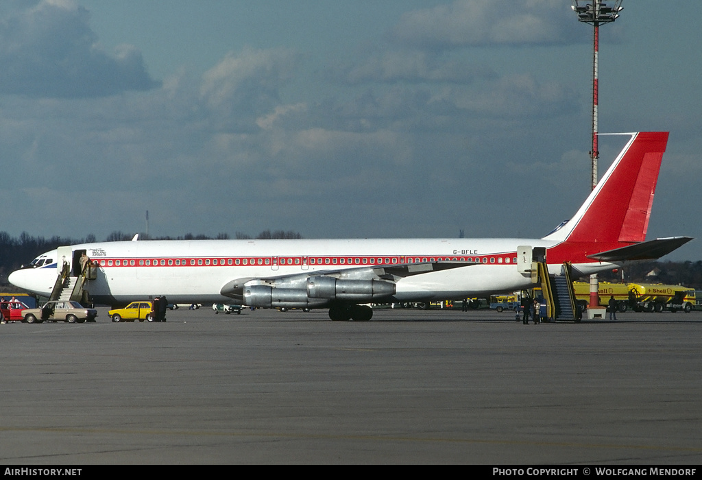 Aircraft Photo of G-BFLE | Boeing 707-338C | British Midland Airways - BMA | AirHistory.net #506440