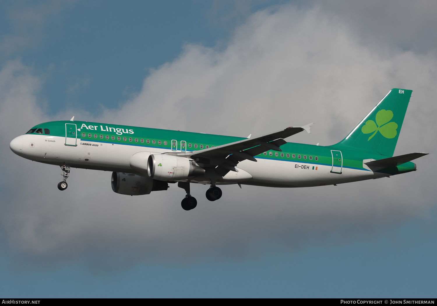 Aircraft Photo of EI-DEH | Airbus A320-214 | Aer Lingus | AirHistory.net #506453