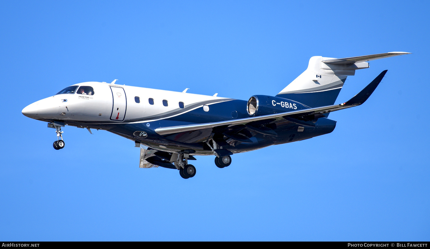 Aircraft Photo of C-GBAS | Embraer EMB-545 Praetor 500 | AirHistory.net #506454