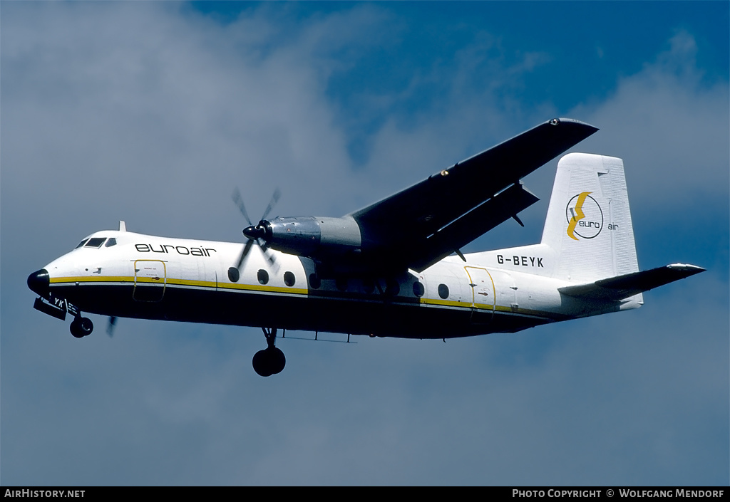 Aircraft Photo of G-BEYK | Handley Page HPR-7 Herald 401 | Euroair | AirHistory.net #506460