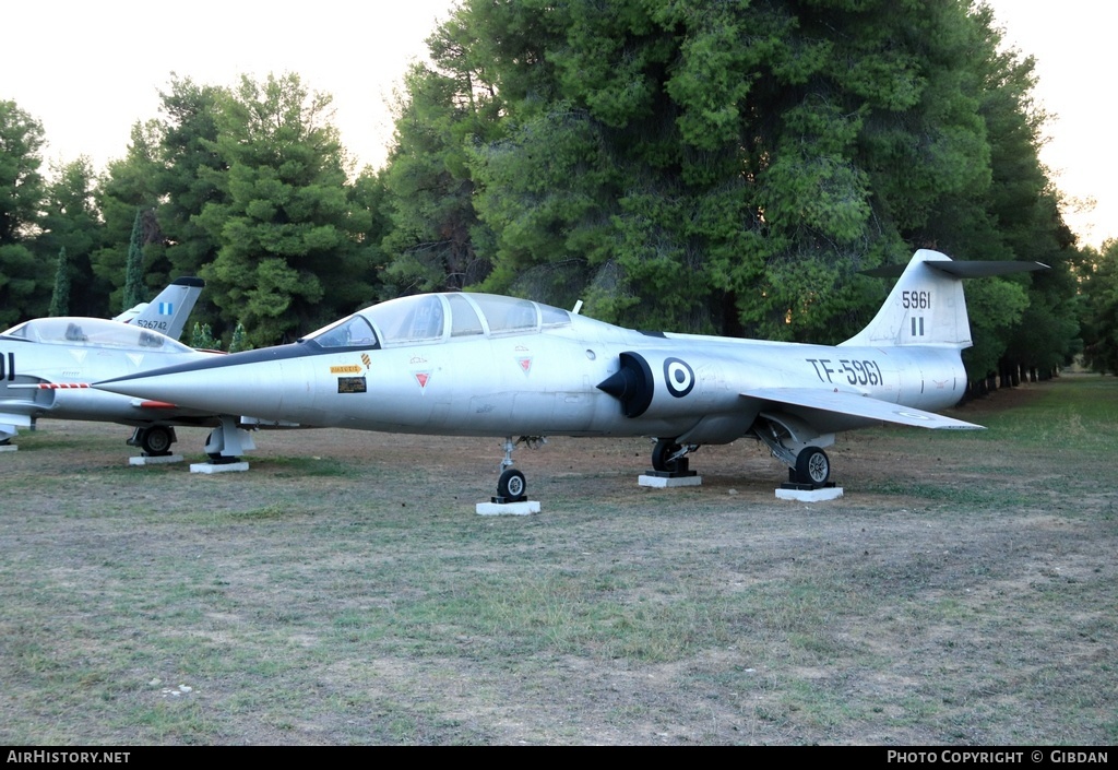 Aircraft Photo of 5961 | Lockheed TF-104G Starfighter | Greece - Air Force | AirHistory.net #506466