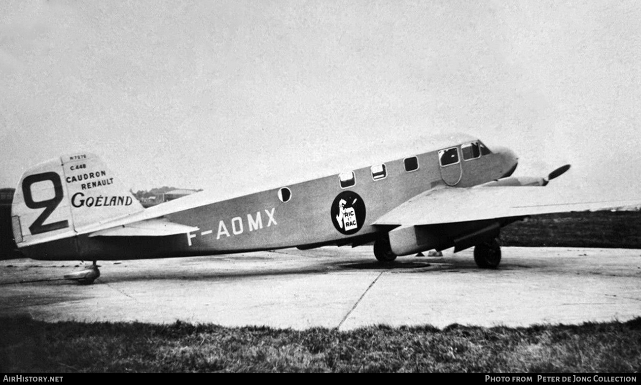 Aircraft Photo of F-AOMX | Caudron C-448 Goeland | AirHistory.net #506473