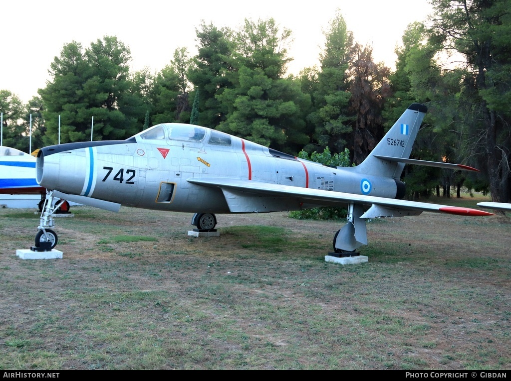 Aircraft Photo of 526742 | Republic F-84F Thunderstreak | Greece - Air Force | AirHistory.net #506476