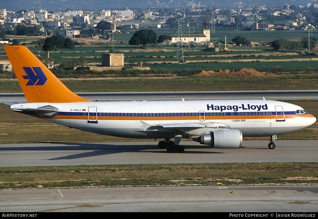 Aircraft Photo of D-AHLA | Airbus A310-304 | Hapag-Lloyd | AirHistory.net #506479