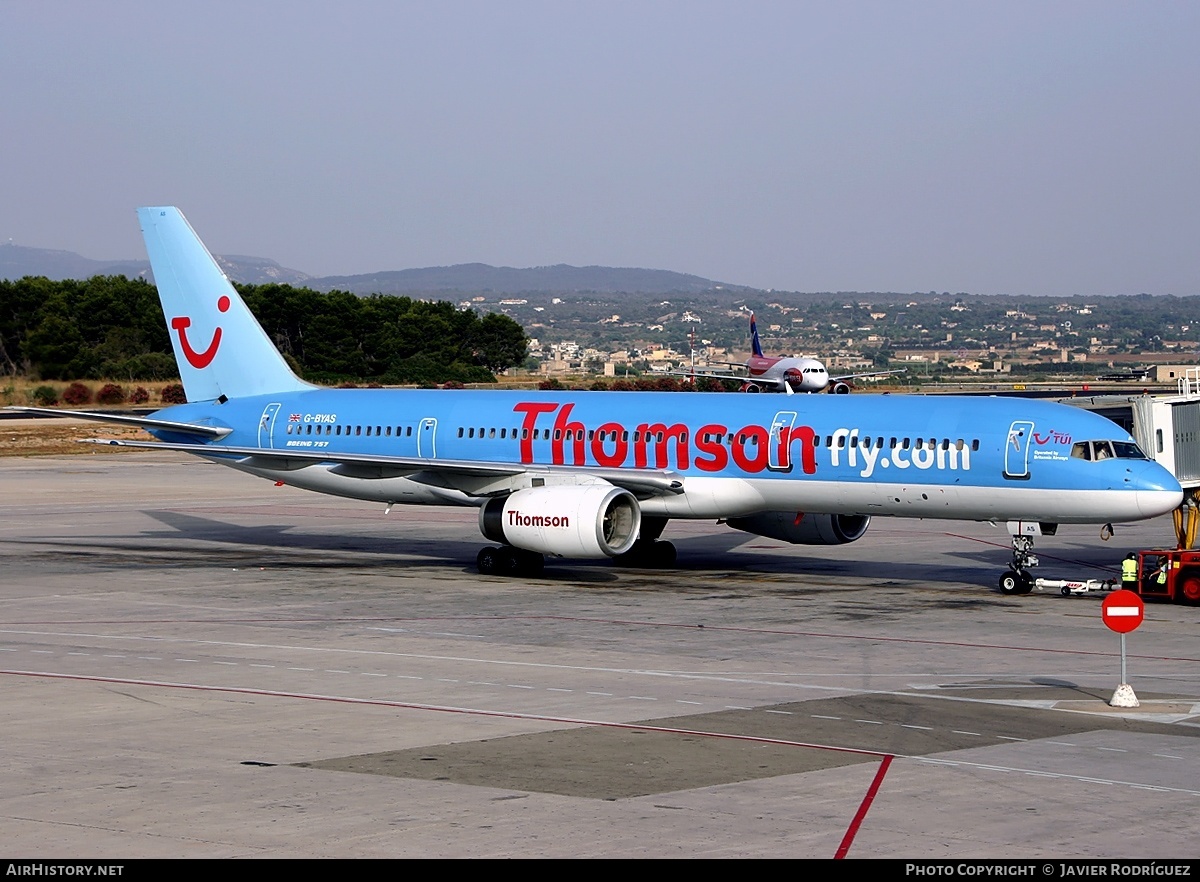 Aircraft Photo of G-BYAS | Boeing 757-204 | Thomsonfly | AirHistory.net #506496