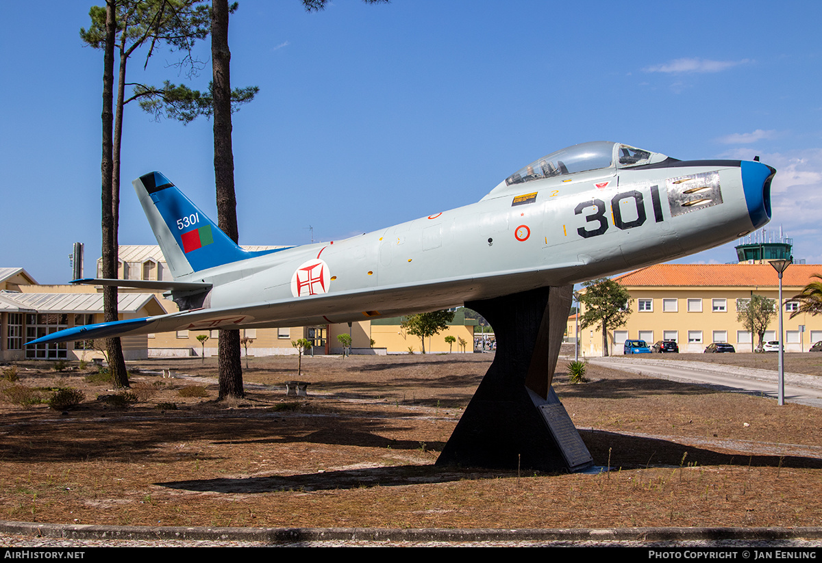 Aircraft Photo of 5301 | North American F-86F Sabre | Portugal - Air Force | AirHistory.net #506500