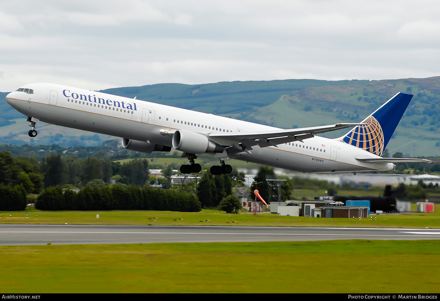 Aircraft Photo of N78060 | Boeing 767-424/ER | Continental Airlines | AirHistory.net #506501