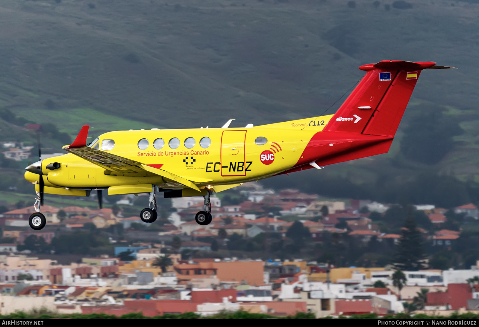 Aircraft Photo of EC-NBZ | Beechcraft 250 King Air (200GT) | Servicio de Urgencias Canario - SUC | AirHistory.net #506508