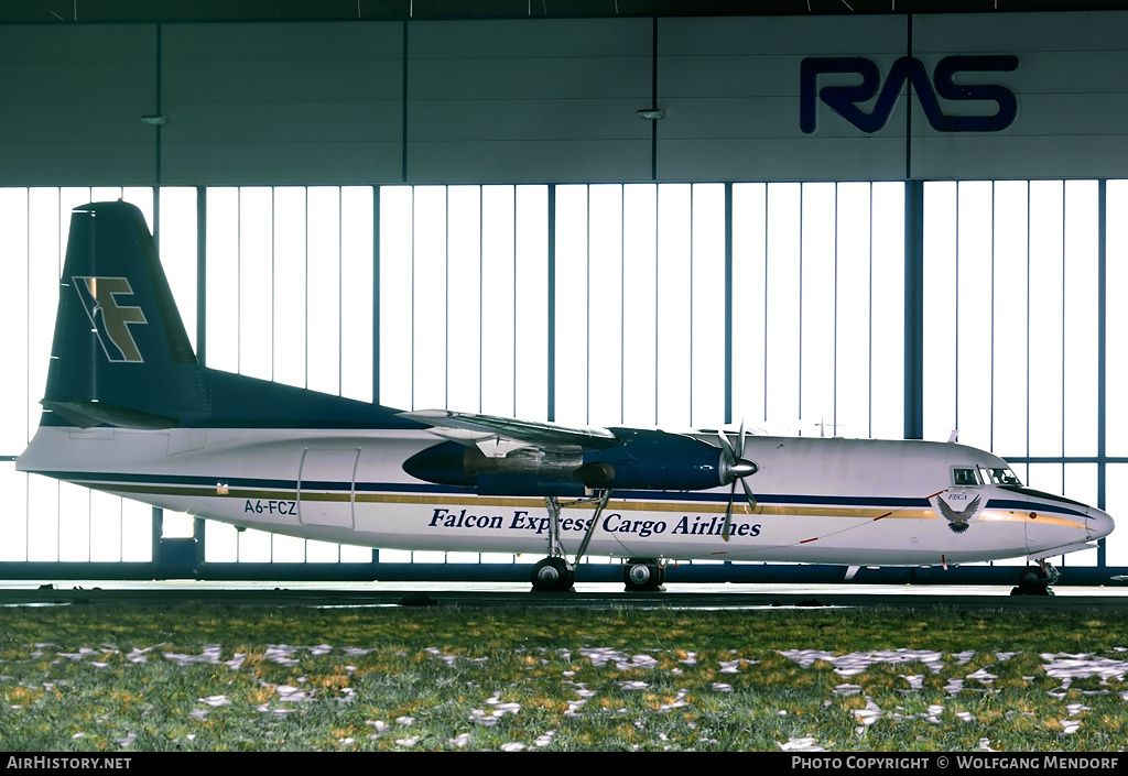 Aircraft Photo of A6-FCZ | Fokker F27-500F Friendship | Falcon Express Cargo Airlines | AirHistory.net #506510