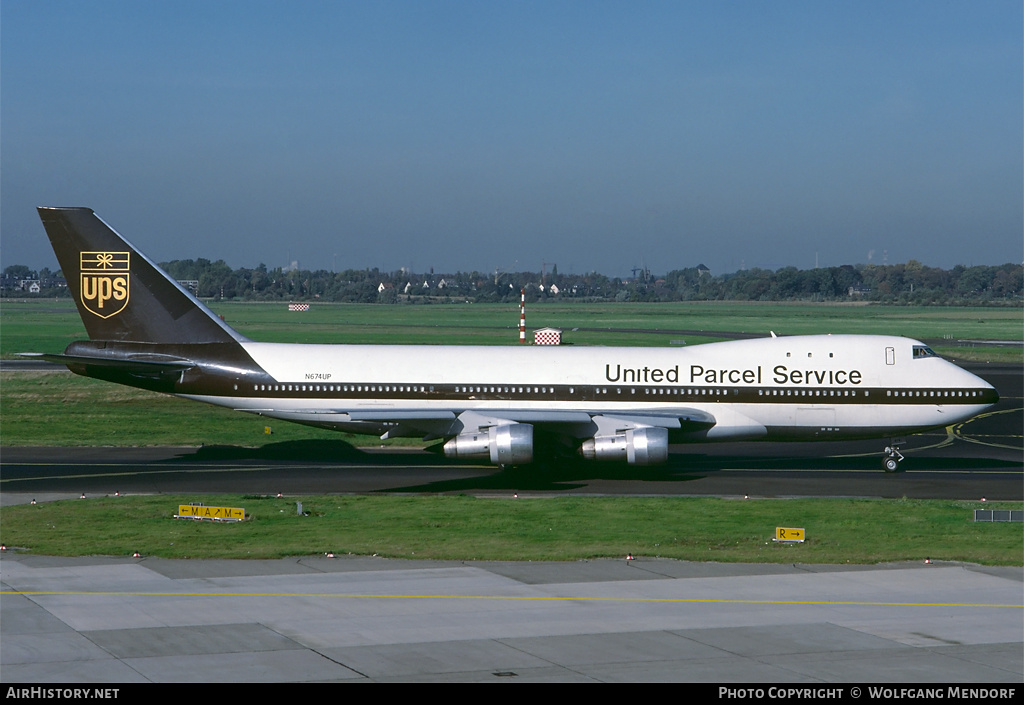 Aircraft Photo of N674UP | Boeing 747-123(SF) | United Parcel Service - UPS | AirHistory.net #506526