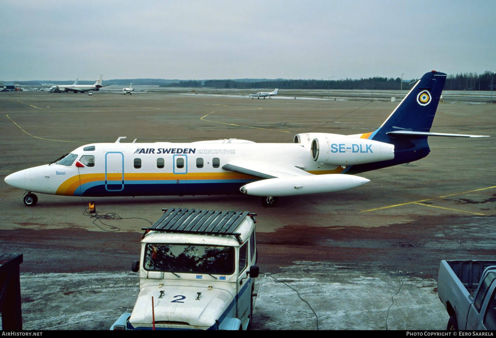 Aircraft Photo of SE-DLK | Israel Aircraft Industries IAI-1124 Westwind 1 | Time Air Sweden | AirHistory.net #506528