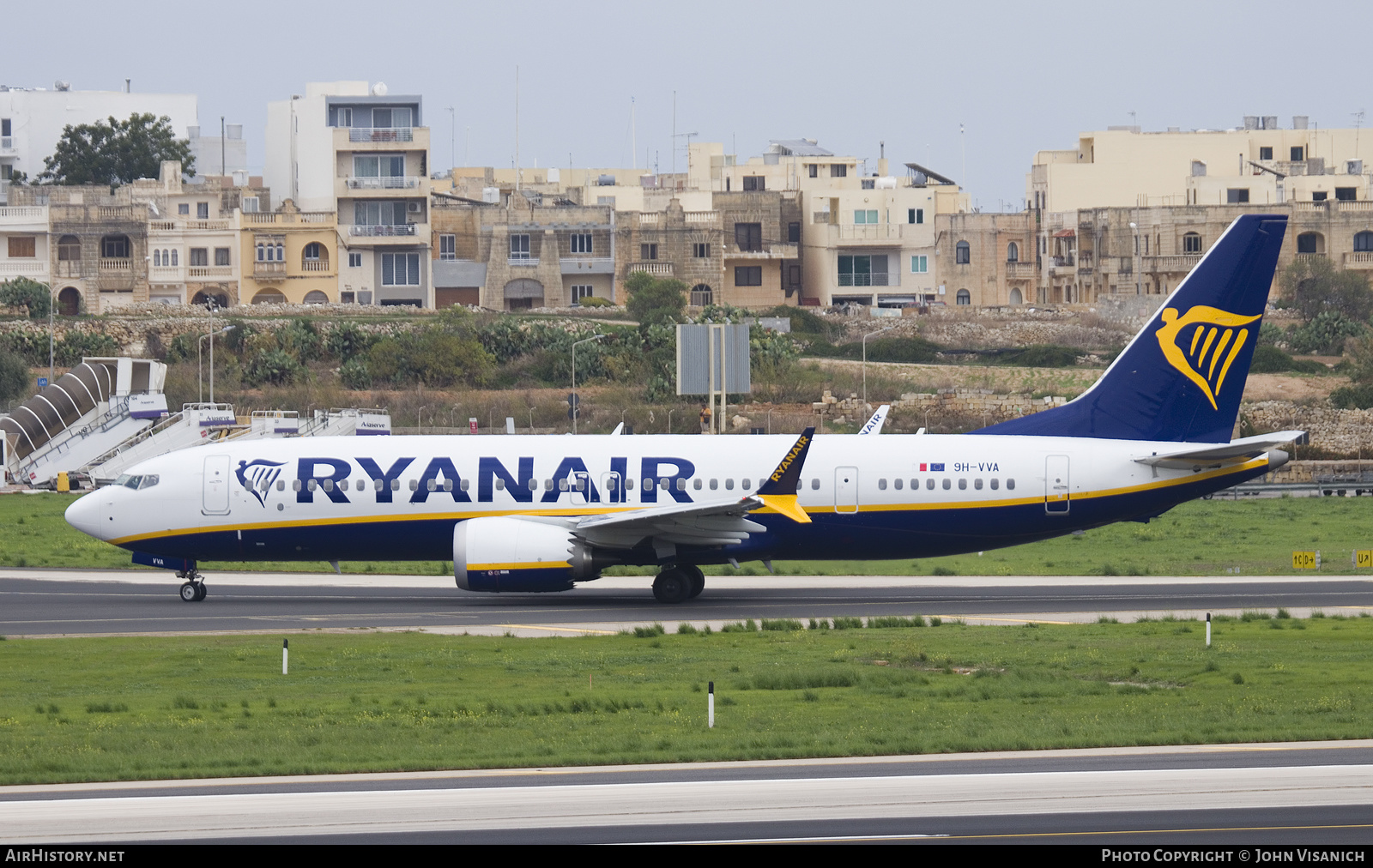 Aircraft Photo of 9H-VVA | Boeing 737-8200 Max 200 | Ryanair | AirHistory.net #506529