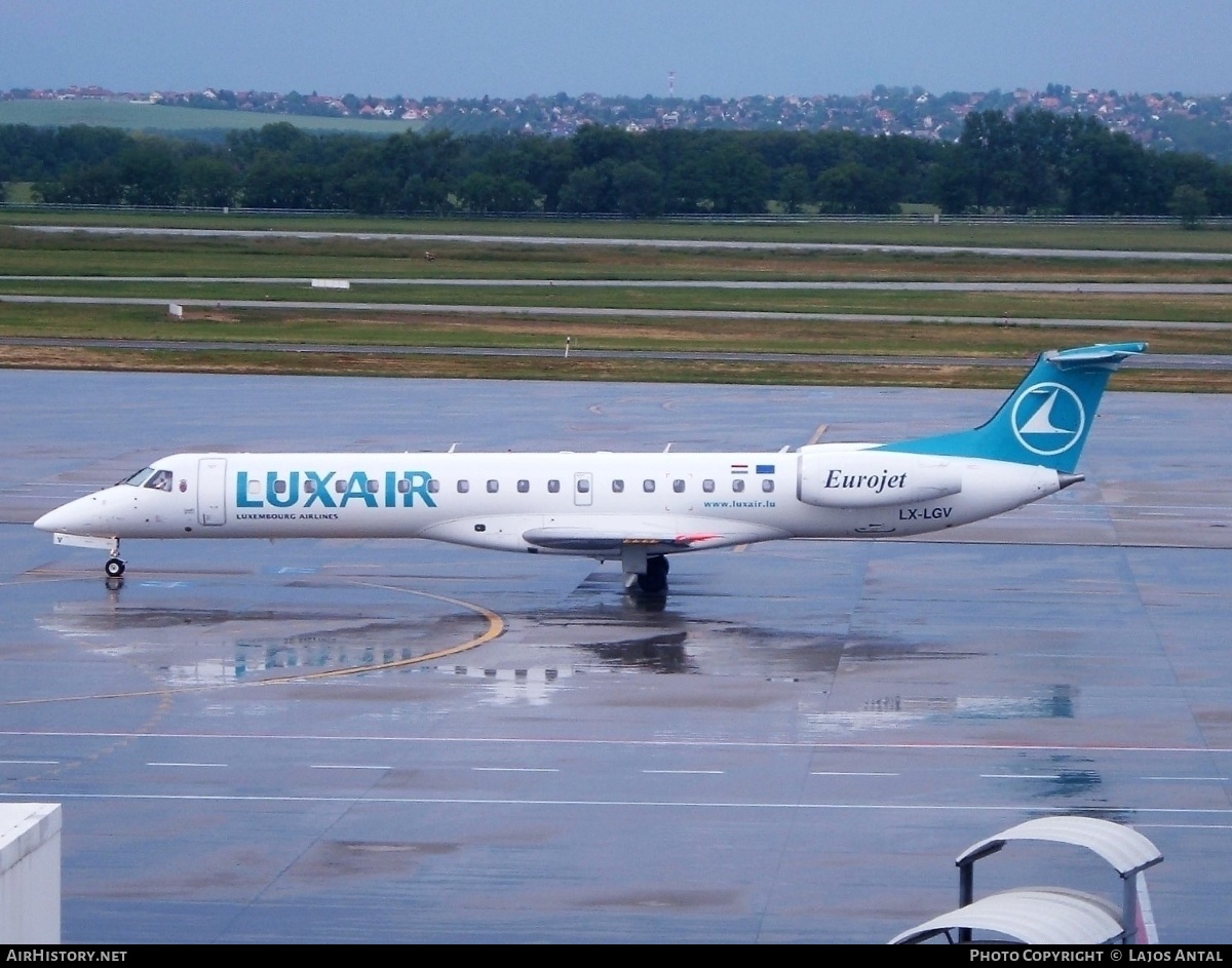 Aircraft Photo of LX-LGV | Embraer ERJ-145LU (EMB-145LU) | Luxair | AirHistory.net #506533