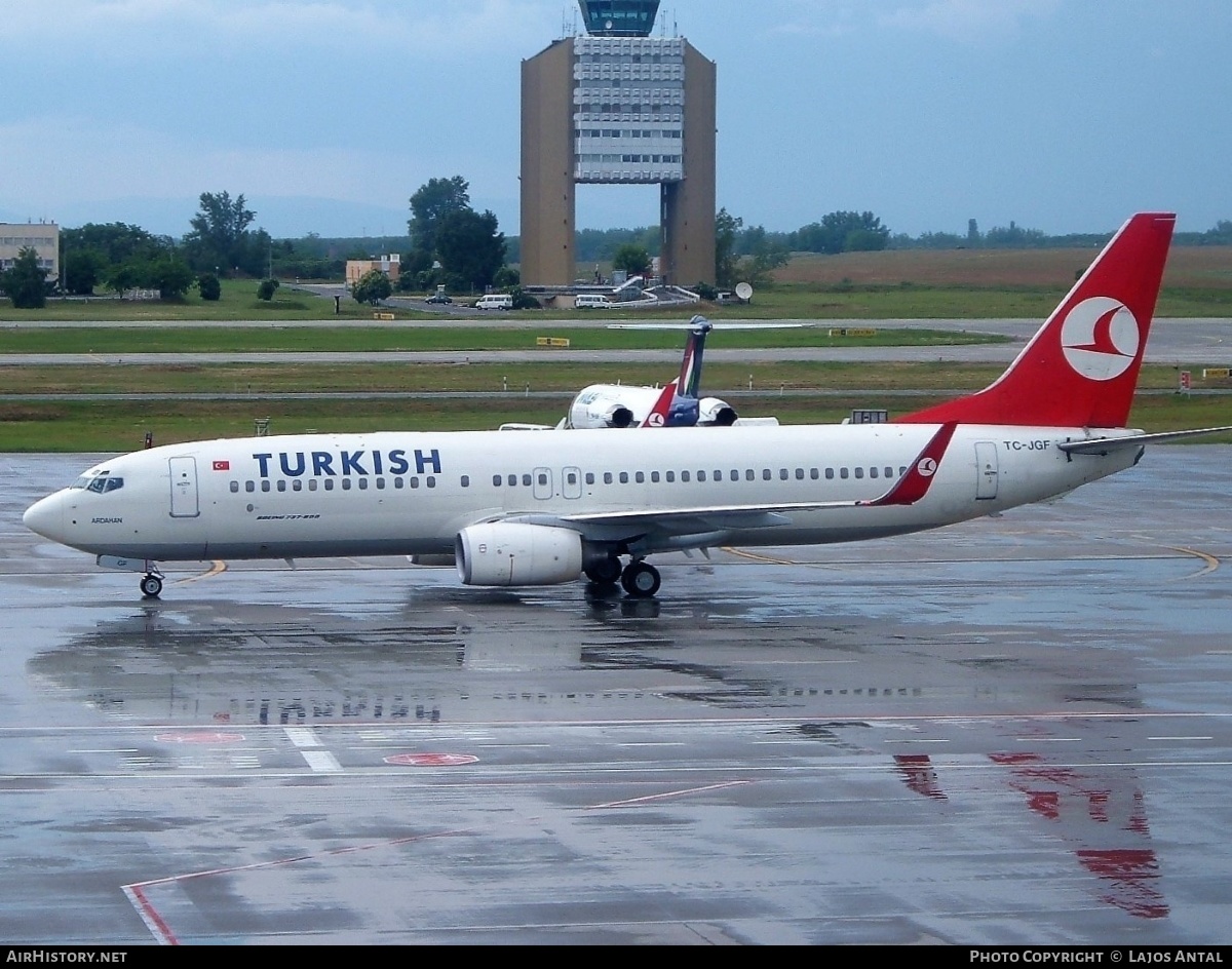 Aircraft Photo of TC-JGF | Boeing 737-8F2 | Turkish Airlines | AirHistory.net #506534