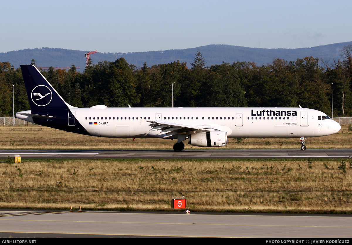 Aircraft Photo of D-AIRA | Airbus A321-131 | Lufthansa | AirHistory.net #506554