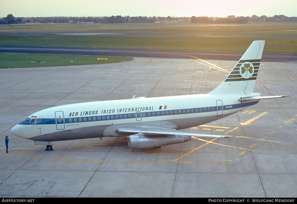 Aircraft Photo of EI-ASK | Boeing 737-222 | Aer Lingus - Irish International Airlines | AirHistory.net #506581