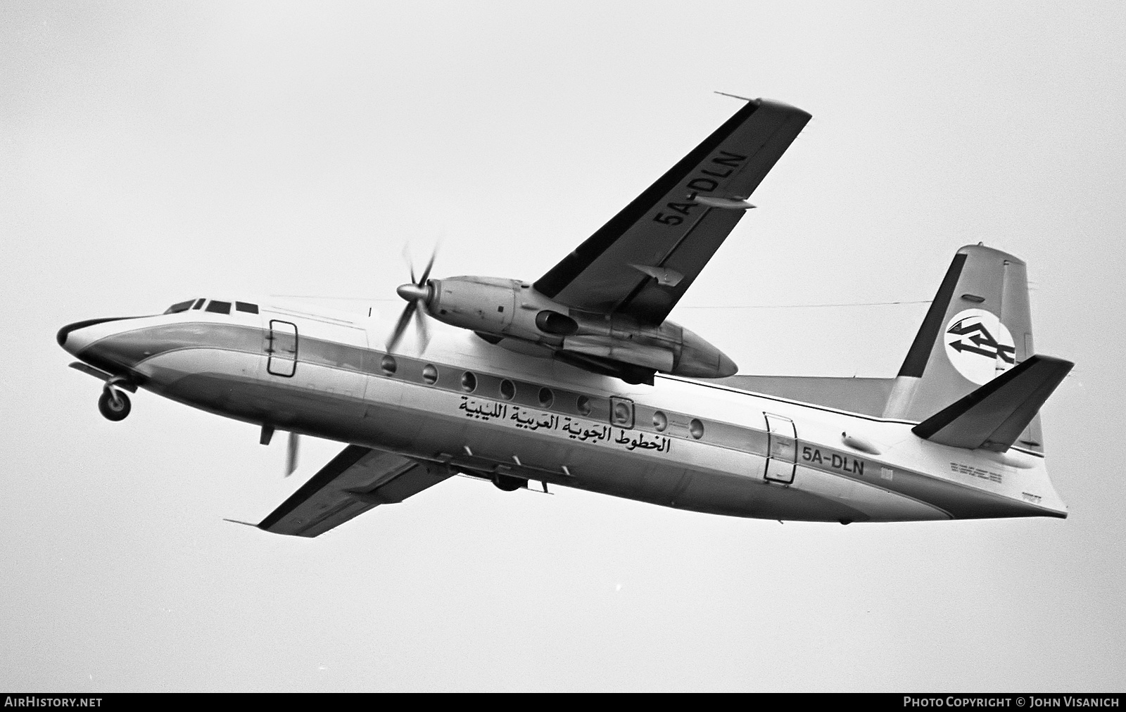 Aircraft Photo of 5A-DLN | Fokker F27-600 Friendship | Libyan Arab Airlines | AirHistory.net #506585