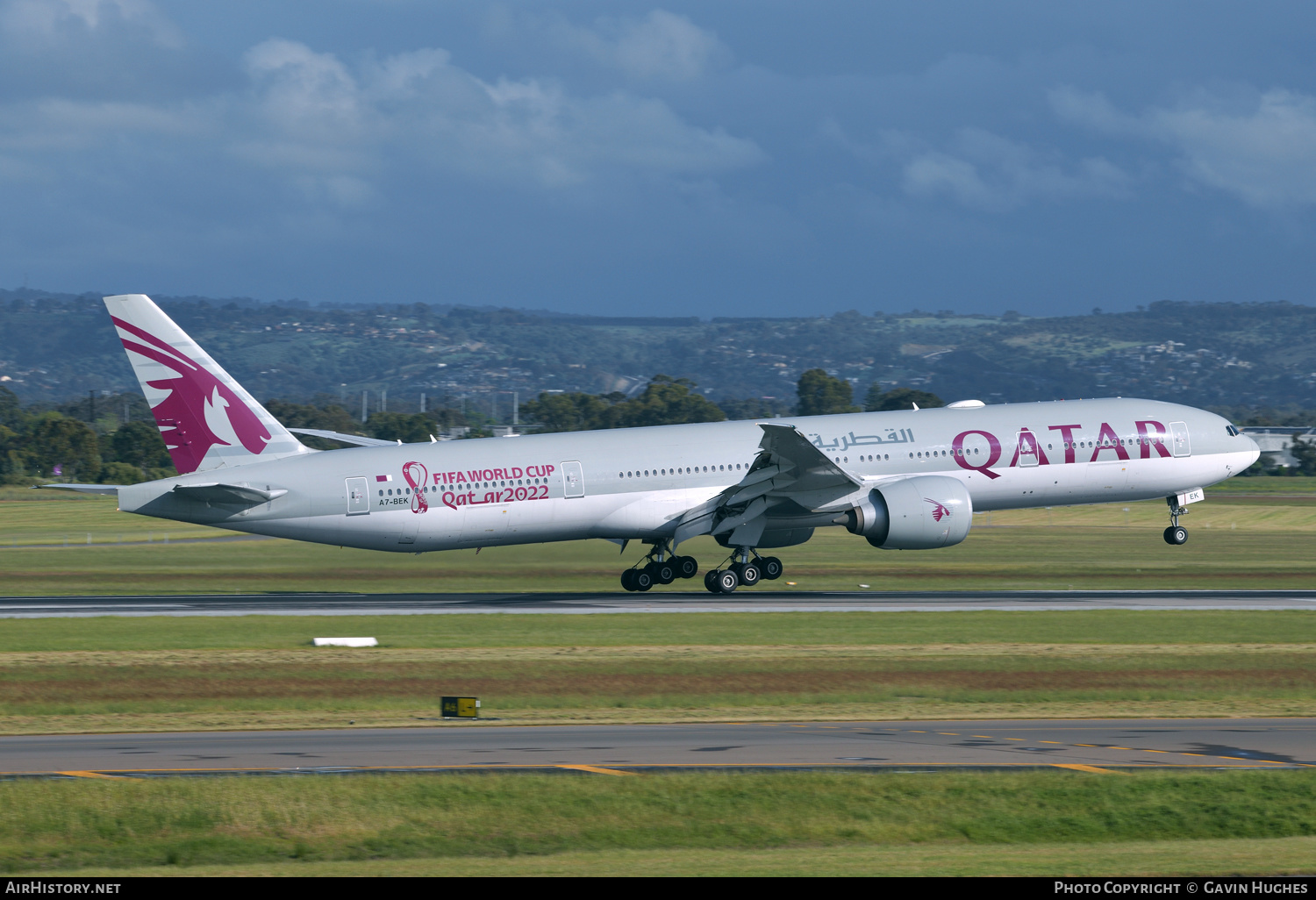 Aircraft Photo of A7-BEK | Boeing 777-300/ER | Qatar Airways | AirHistory.net #506600