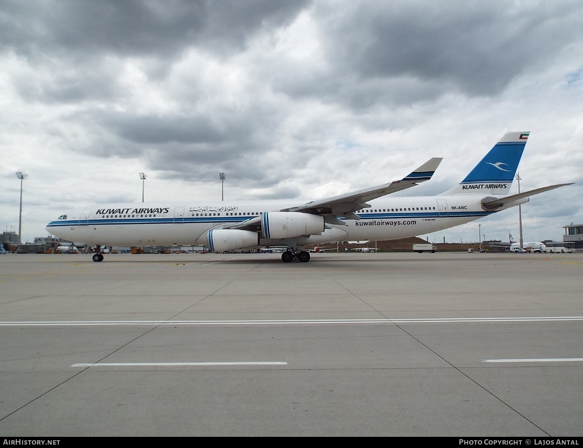 Aircraft Photo of 9K-ANC | Airbus A340-313 | Kuwait Airways | AirHistory.net #506636