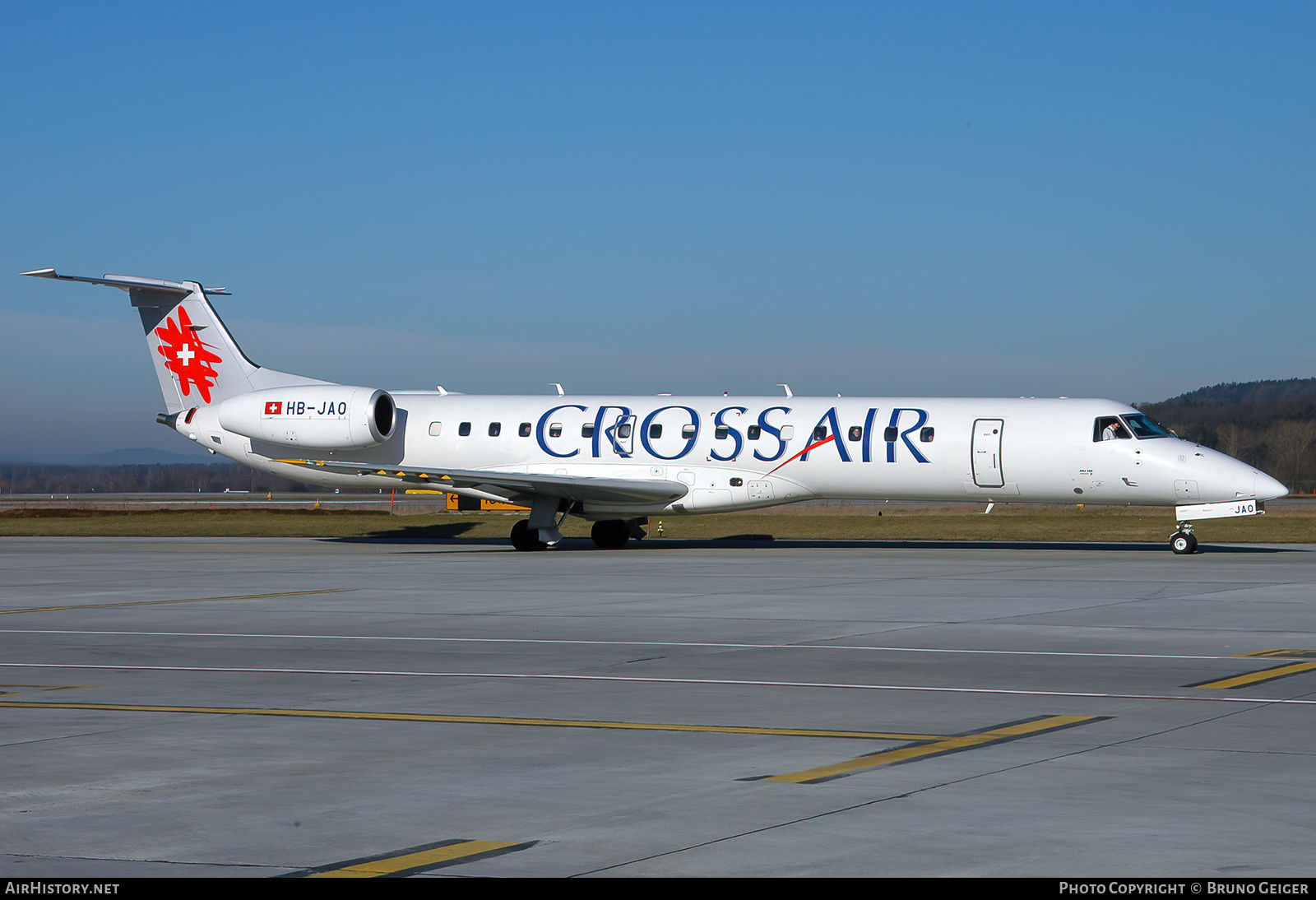 Aircraft Photo of HB-JAO | Embraer ERJ-145LU (EMB-145LU) | Crossair | AirHistory.net #506640