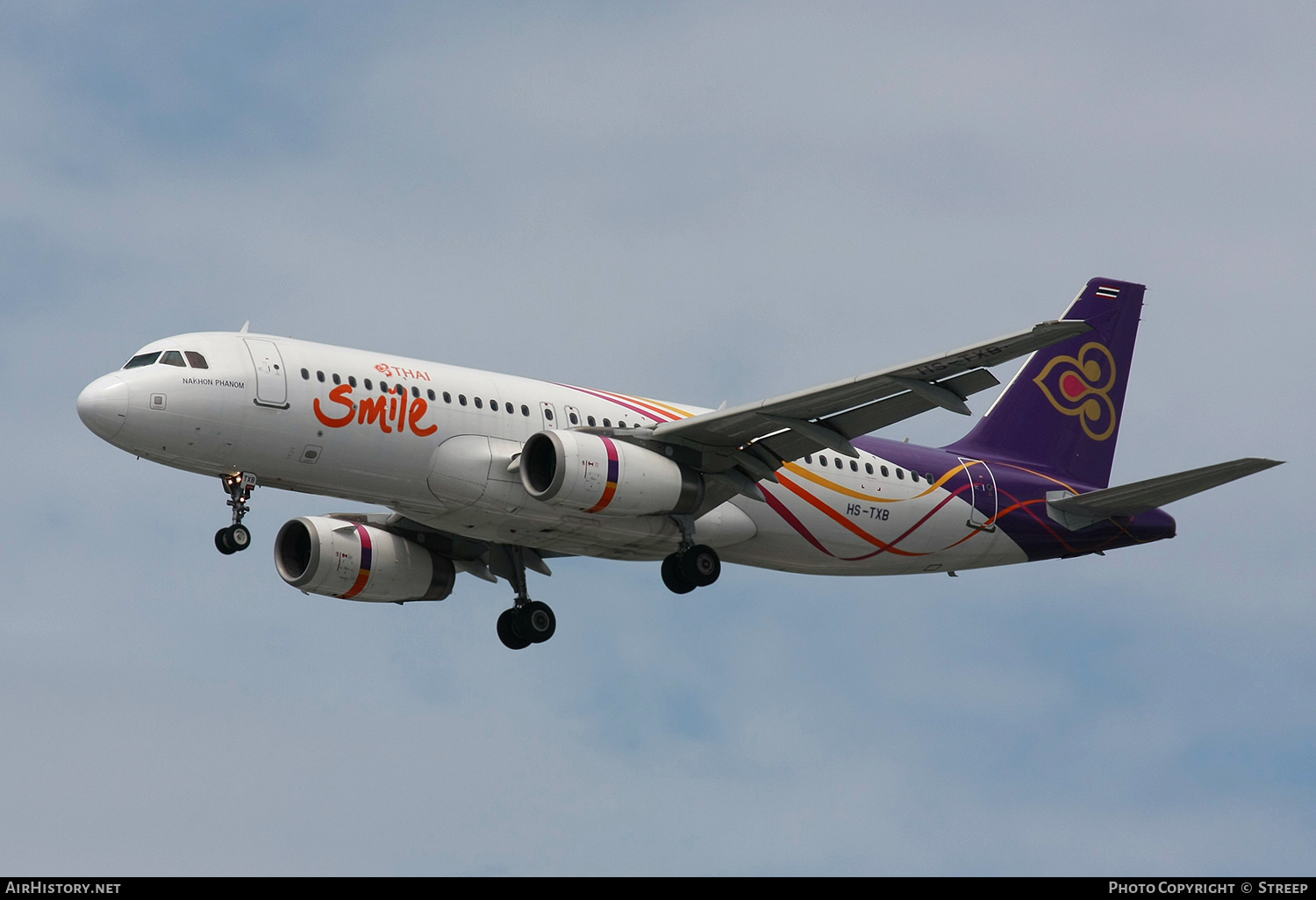 Aircraft Photo of HS-TXB | Airbus A320-232 | Thai Smile | AirHistory.net #506647