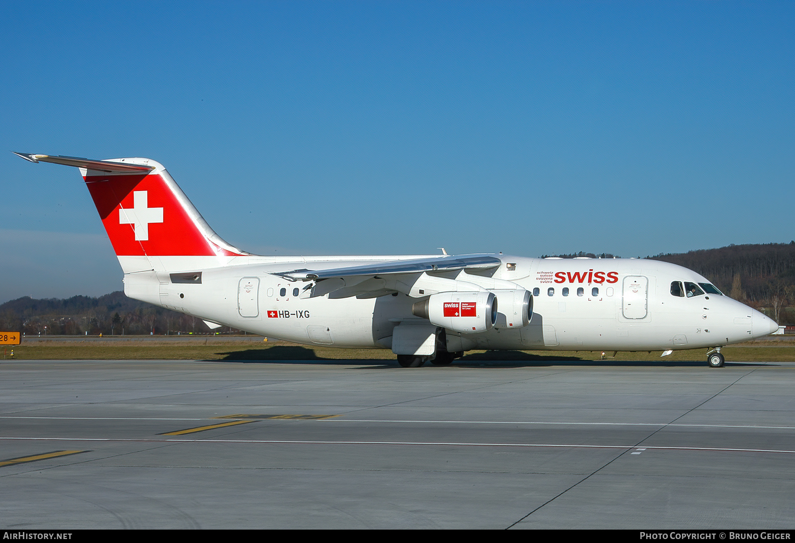 Aircraft Photo of HB-IXG | British Aerospace Avro 146-RJ85 | Swiss International Air Lines | AirHistory.net #506649