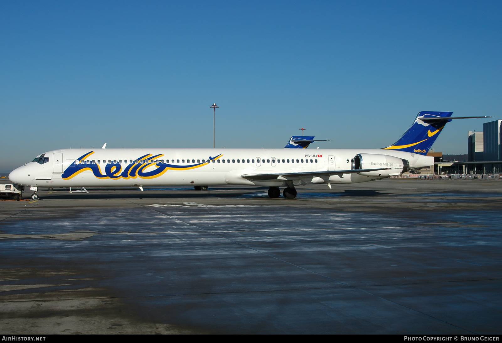 Aircraft Photo of HB-JIA | McDonnell Douglas MD-90-30 | Hello | AirHistory.net #506665