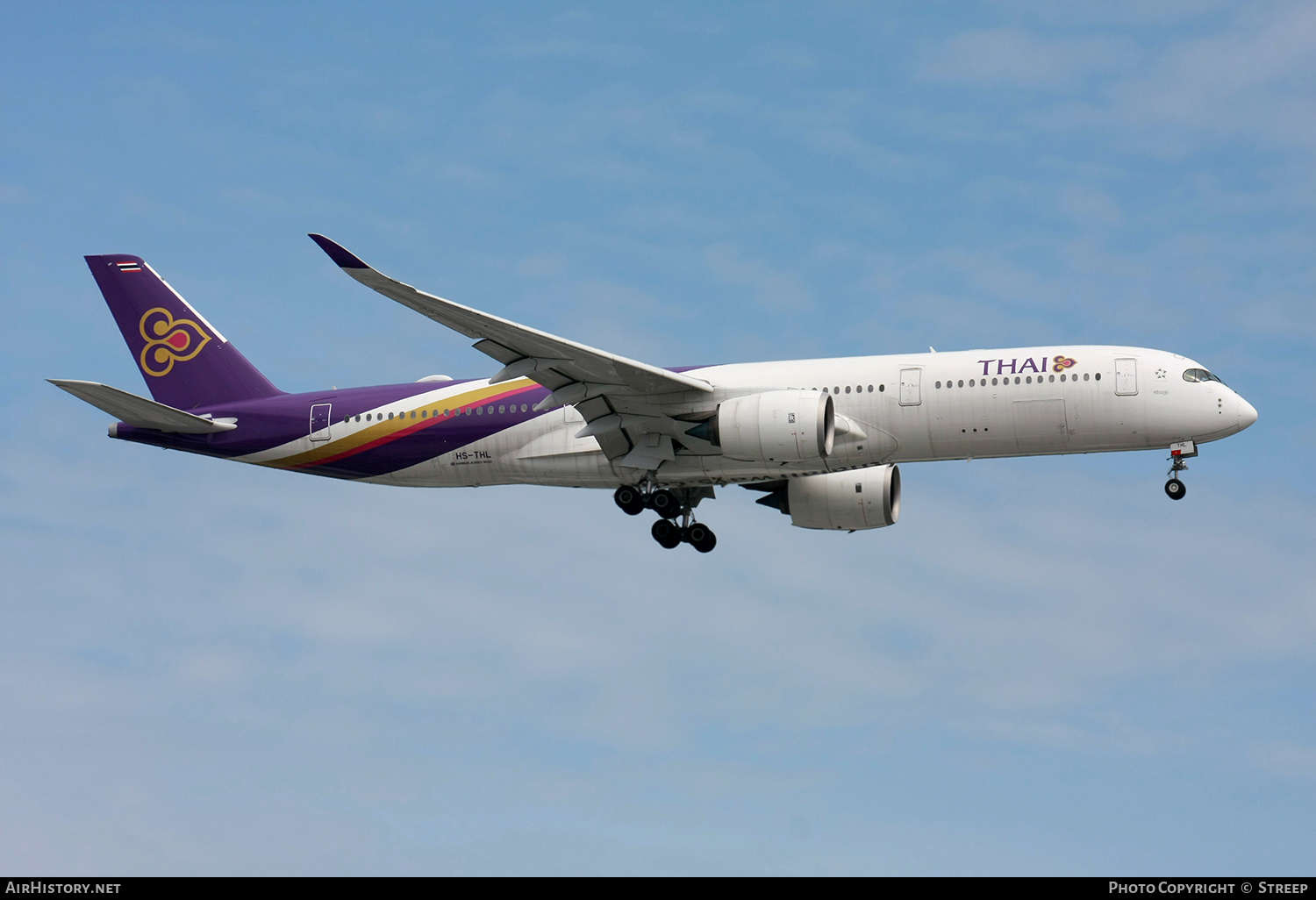 Aircraft Photo of HS-THL | Airbus A350-941 | Thai Airways International | AirHistory.net #506675