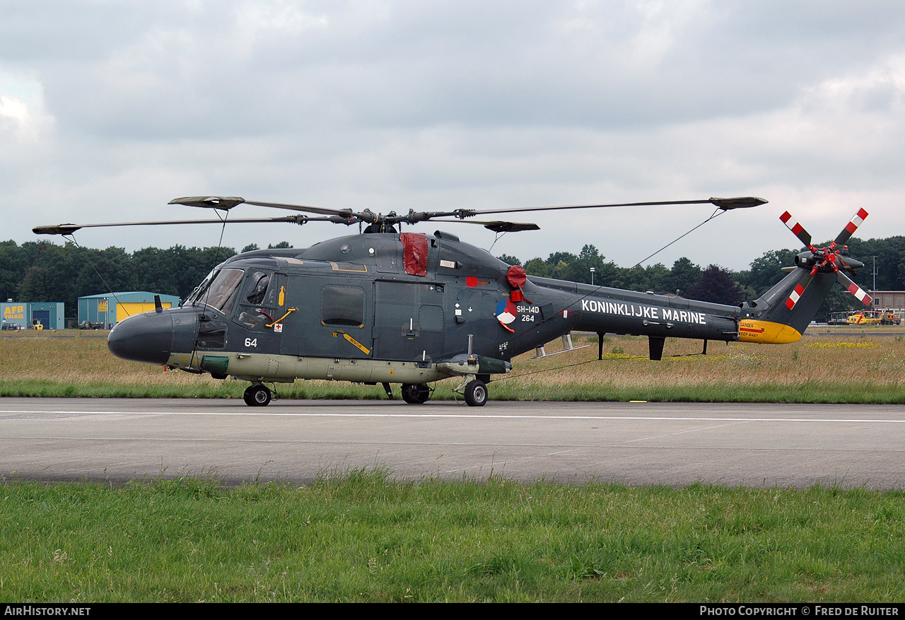Aircraft Photo of 264 | Westland SH-14D Lynx (WG-13) | Netherlands - Navy | AirHistory.net #506682