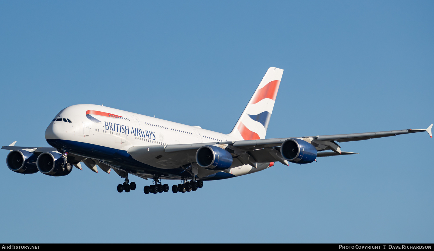 Aircraft Photo of G-XLEE | Airbus A380-841 | British Airways | AirHistory.net #506702