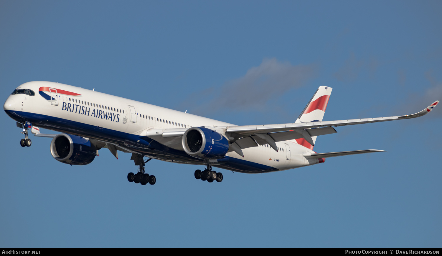 Aircraft Photo of G-XWBF | Airbus A350-1041 | British Airways | AirHistory.net #506715
