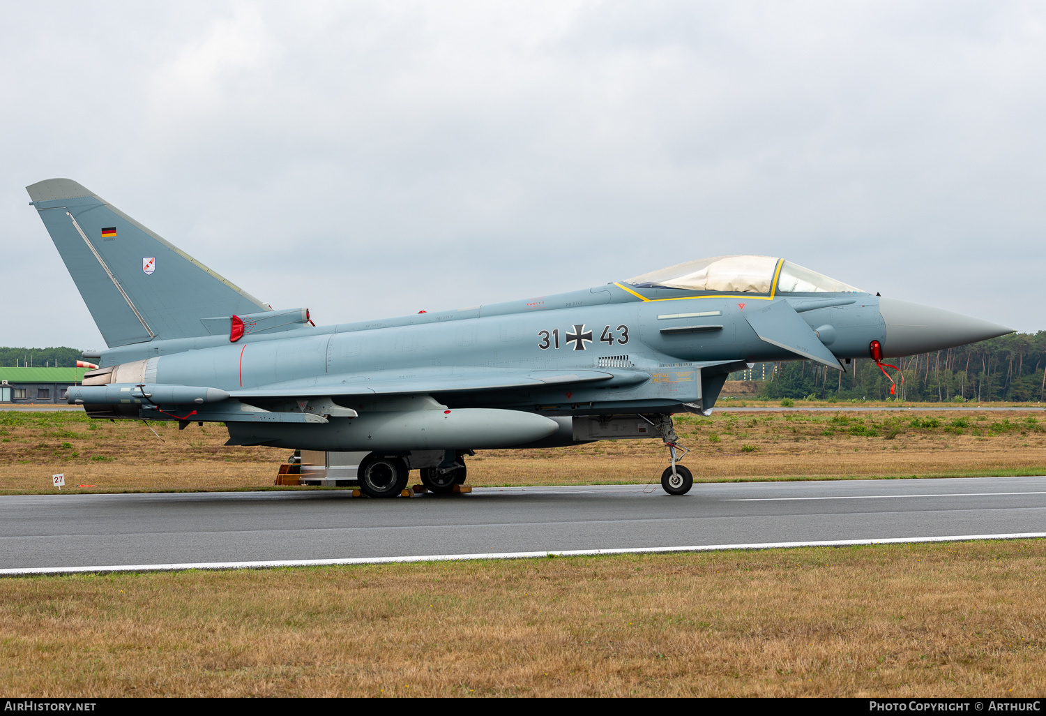 Aircraft Photo of 3143 | Eurofighter EF-2000 Typhoon S | Germany - Air Force | AirHistory.net #506728