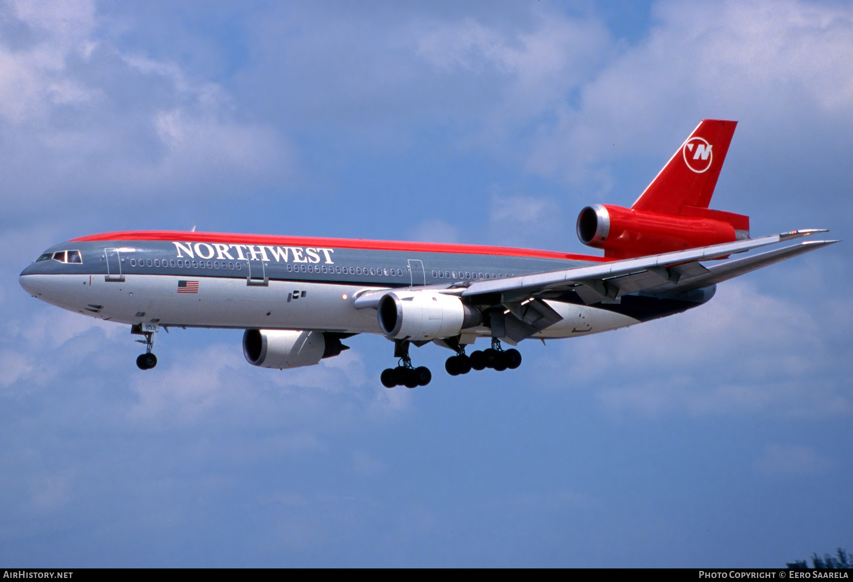 Aircraft Photo of N153US | McDonnell Douglas DC-10-40 | Northwest Airlines | AirHistory.net #506755