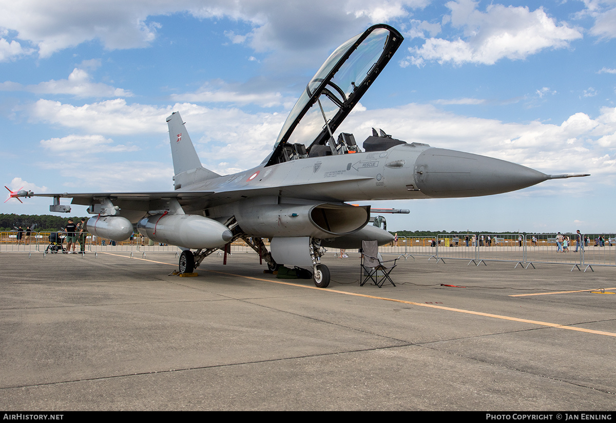 Aircraft Photo of ET-198 | General Dynamics F-16BM Fighting Falcon | Denmark - Air Force | AirHistory.net #506770