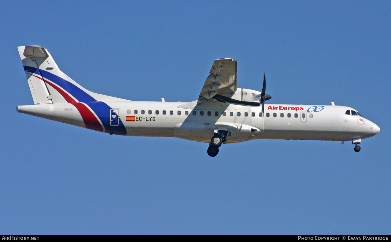 Aircraft Photo of EC-LYB | ATR ATR-72-500 (ATR-72-212A) | Air Europa | AirHistory.net #506777