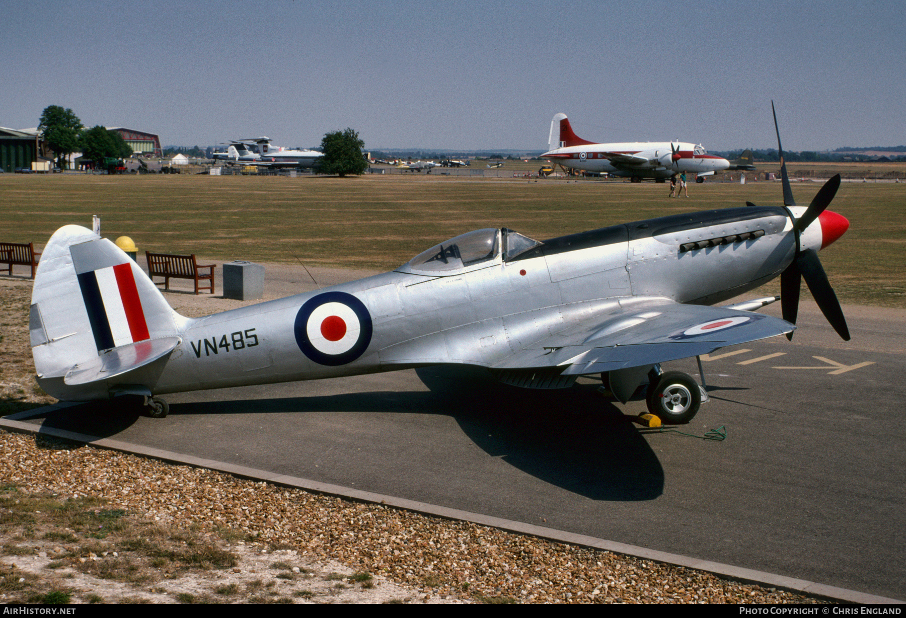 Aircraft Photo of VN485 | Supermarine 356 Spitfire F24 | UK - Air Force | AirHistory.net #506781