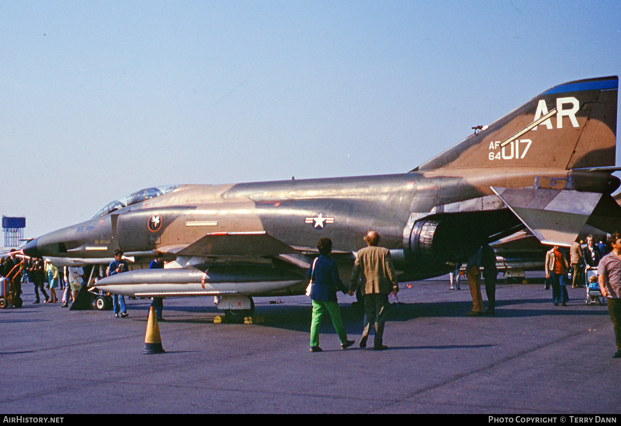 Aircraft Photo of 64-1017 / AF64017 | McDonnell RF-4C Phantom II | USA - Air Force | AirHistory.net #506791